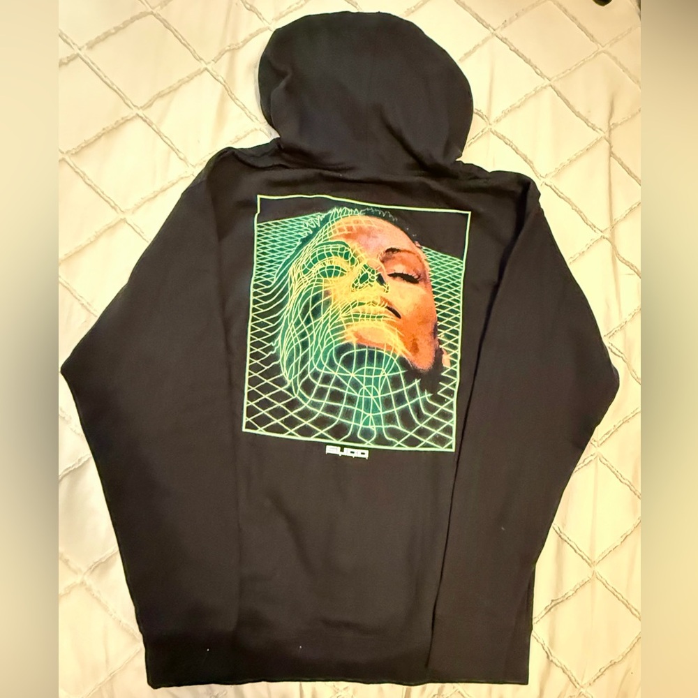 SUCC INTL | Black Graphic Hoodie | Medium
